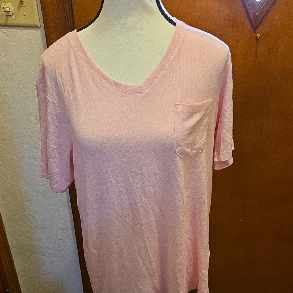 Croft & Barrow Soft Pink Women's Pajama Top
